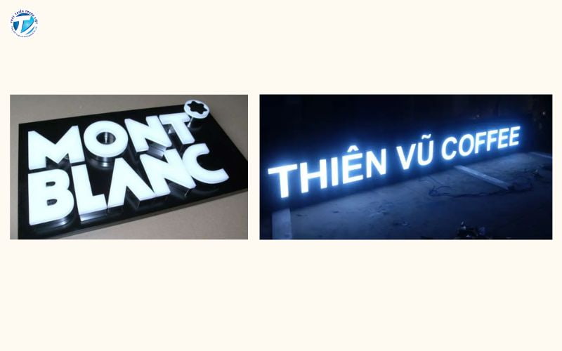 Biển chữ nổi mica